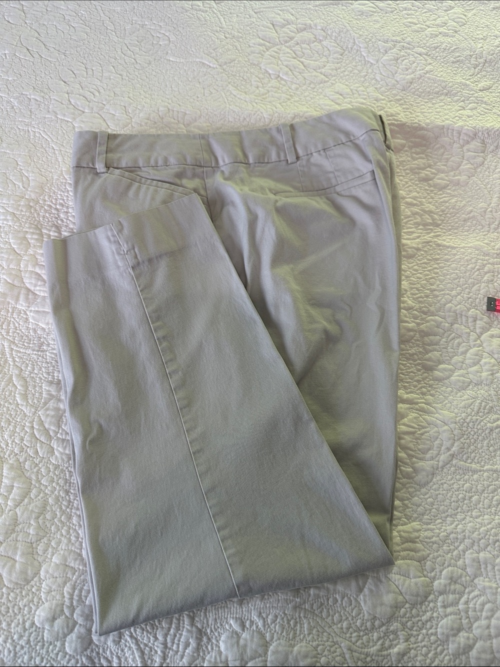 Talbots Light Gray Chinos - Modern Flat Front